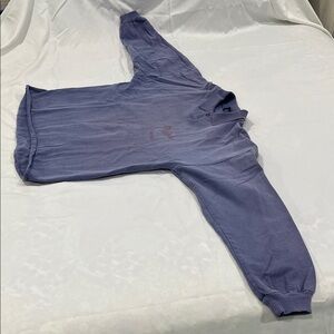 Cozy Faded Blue Thick Cotton Polo